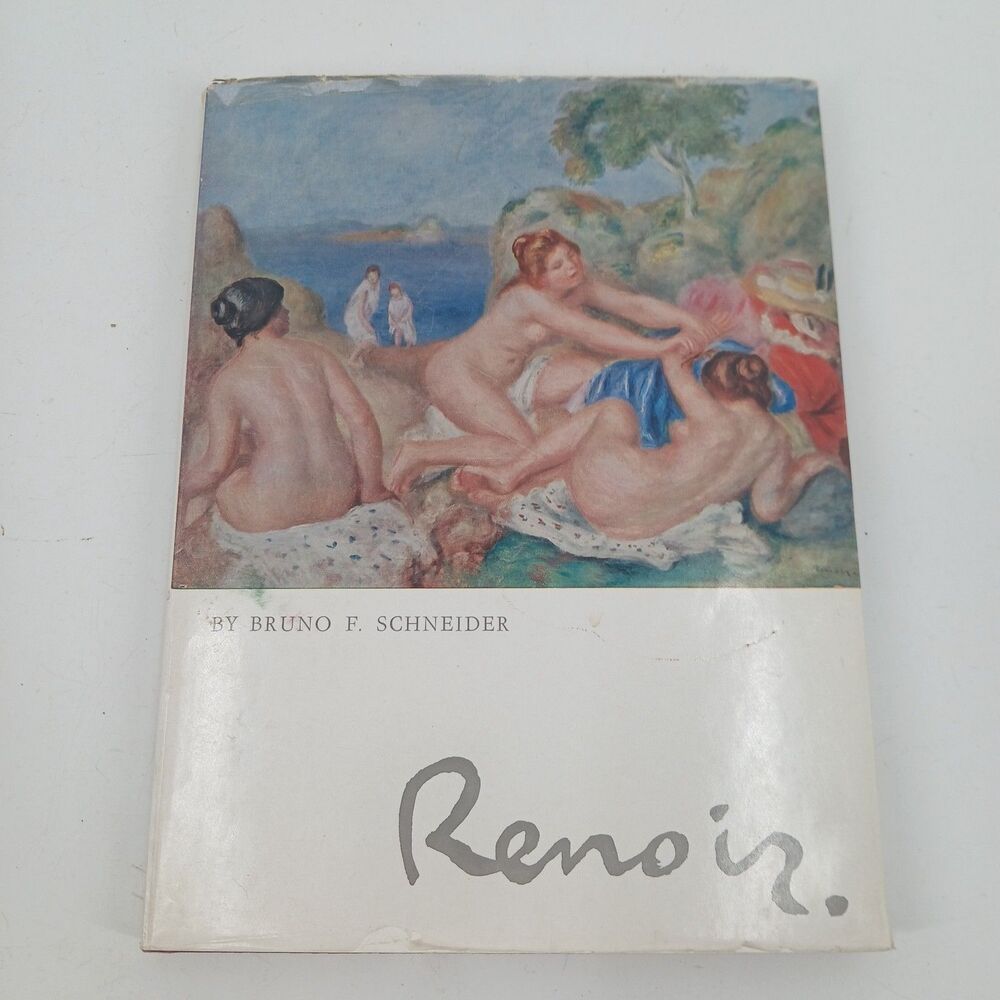 Vintage Pierre-Auguste Renoir Masterpieces Art Exhibition coffee table book